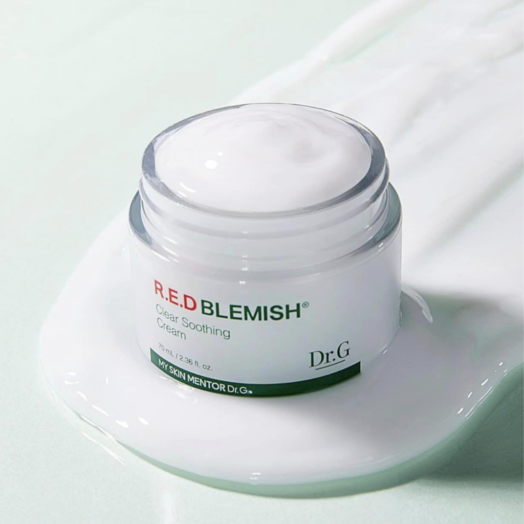 Kem dưỡng Dr.G R.E.D Blemish Clear Soothing Cream 70ml giúp dưỡng ẩm và phục hồi sâu cho da