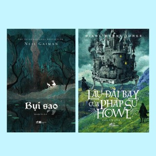 Sách - COMBO Bụi sao - Lâu đài bay của pháp sư Howl (Neil Gaiman - Diana Wynne Jones) (Nhã Nam)