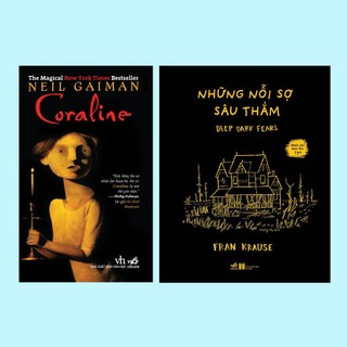 Sách - COMBO Coraline - Những nỗi sợ sâu thẳm (Neil Gaiman - Fran Krause) (Nhã Nam)