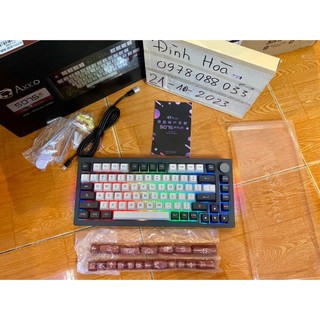 (MẠCH XUÔI +  ĐÃ MOD ) Bàn phím cơ AKKO 5075B Plus V2  Dracula Castle  (Multi-modes / RGB / Hotswap / Gasket mount)