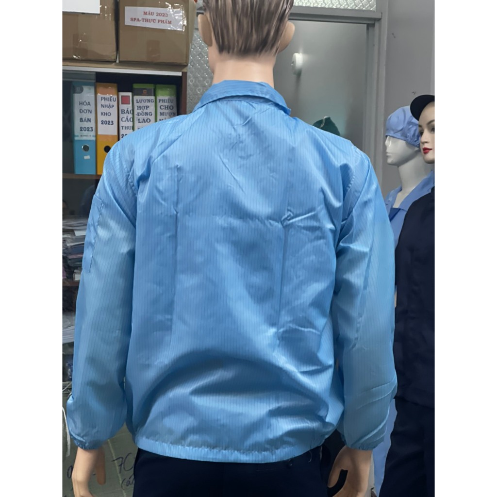 Áo phòng sạch dài tay, chống tĩnh điện  hàng sẵn-giá sỉ