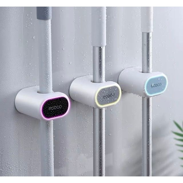 Móc treo chổi, treo vòi hoa sen ECOCO cao cấp  3 cái 1set