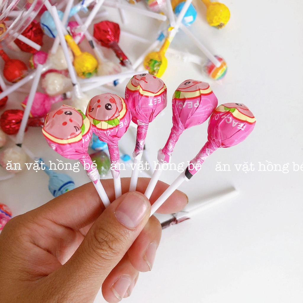 Combo 50 cây kẹo mút mini mix các vị trái cây