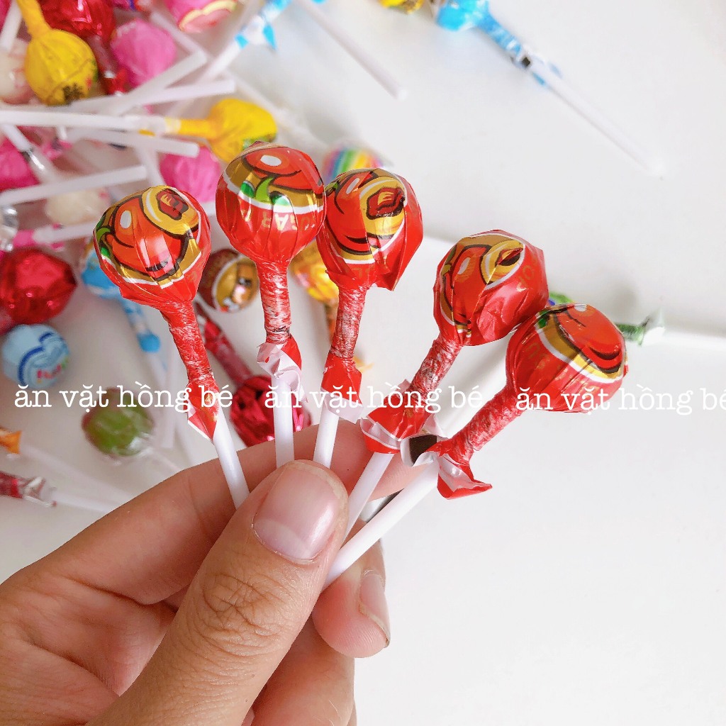 Combo 50 cây kẹo mút mini mix các vị trái cây