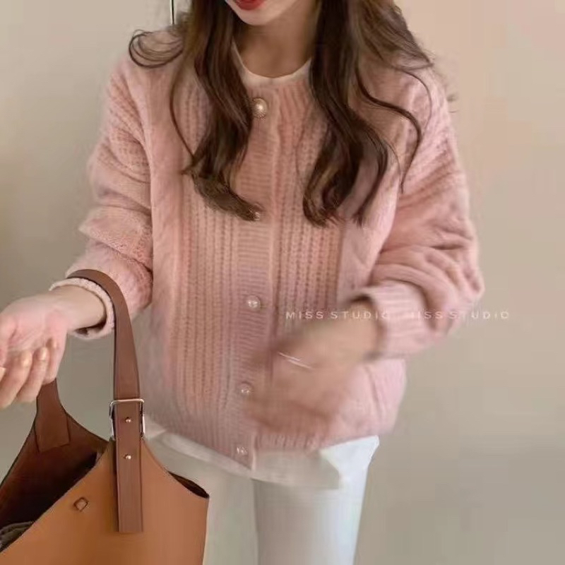 Áo len thừng cúc ngọc chính hãng