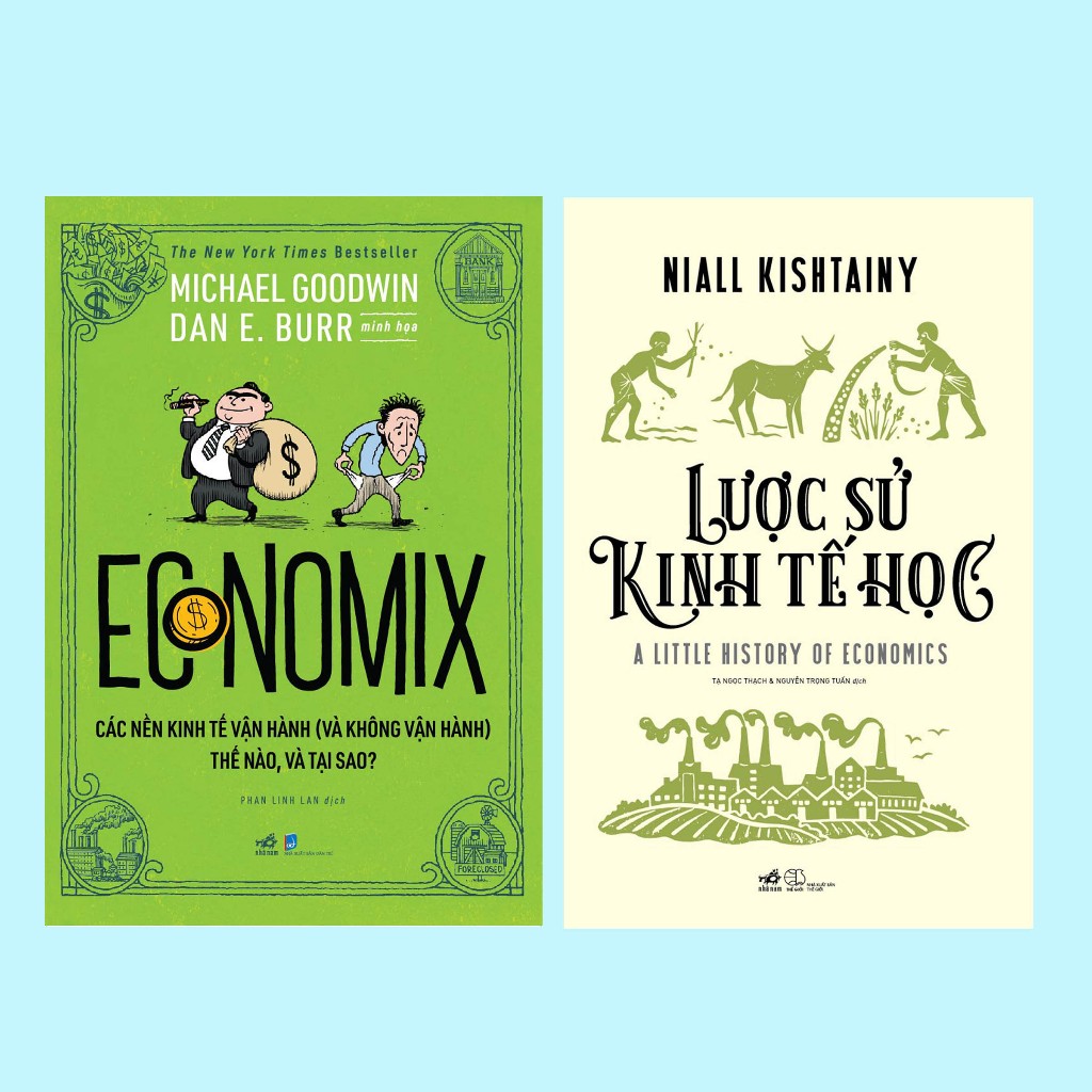 Sách - COMBO Economix - Lược sử kinh tế học (Michael Goodwin - Niall Kishtainy) (Nhã Nam)