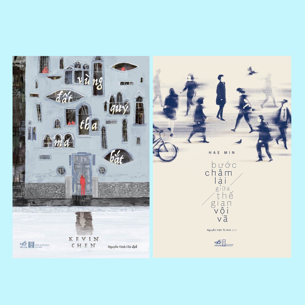 Sách - COMBO Vùng đất quỷ tha ma bắt - Bước chậm lại giữa thế gian vội vã (Kevin Chen - Hae Min) (Nhã Nam)