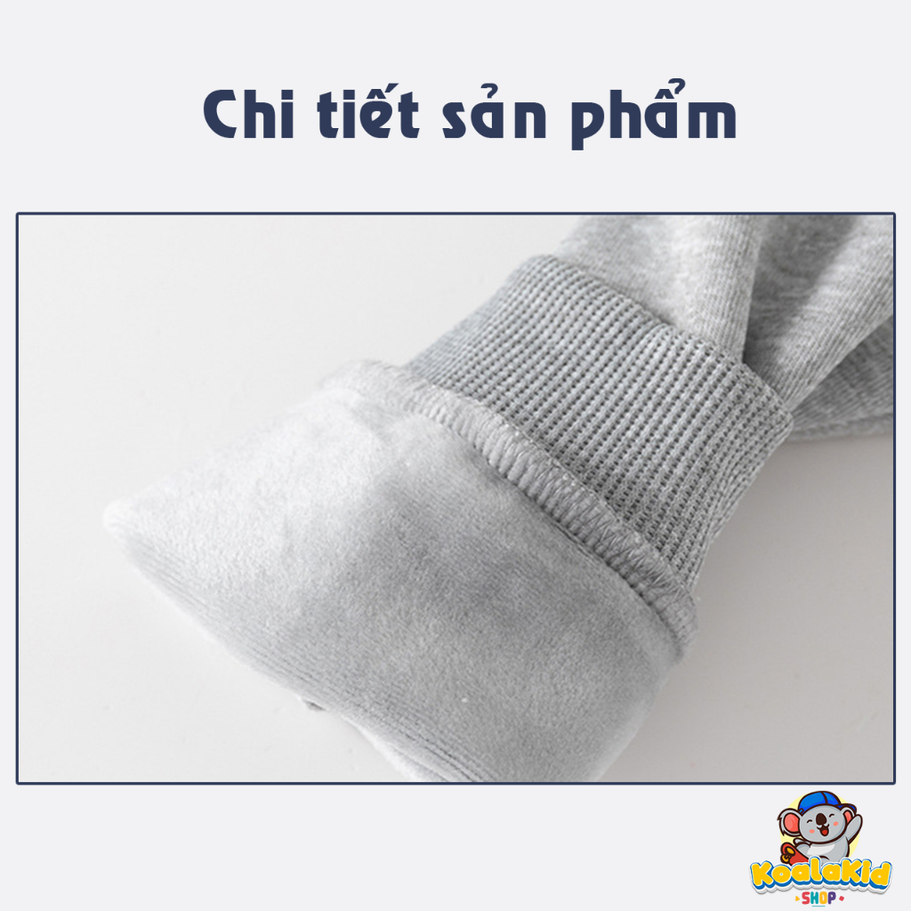 Áo khoác thu đông lót nỉ bé trai WELLKIDS Áo nỉ có mũ cho bé từ 2-7 tuổi