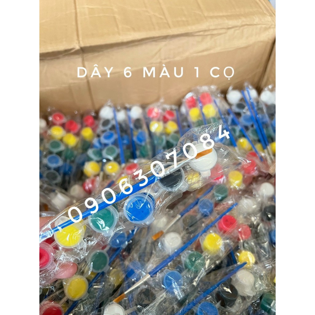 Dây 6 màu 1 cọ