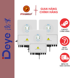 Pth group biến tần hoà lưới bám tải có lưu trữ 6kw sun 6k-sg04/lp1-eu