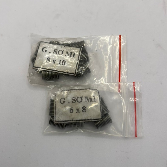 Ren cấy, Sơ Mi thép 6 - 8, 8 - 10, 10 - 12, Ren cấy bugi 13mm. Đăng Khôi PTXM