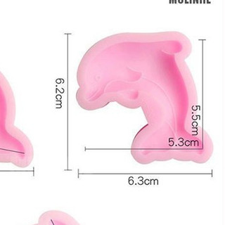 Khuôn Silicone Động Vật Cá Heo 1 Con