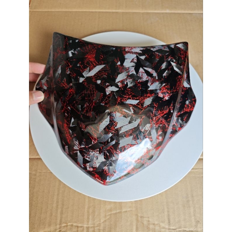 Mão ốp đầu exciter 155 vva đúc full sợi carbon