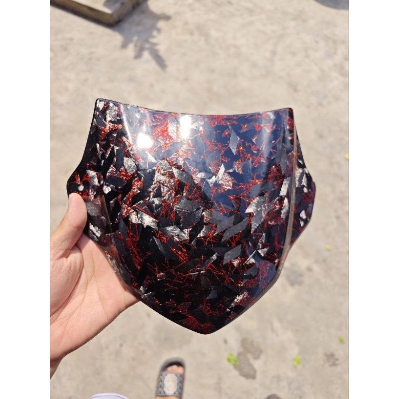 Mão ốp đầu exciter 155 vva đúc full sợi carbon