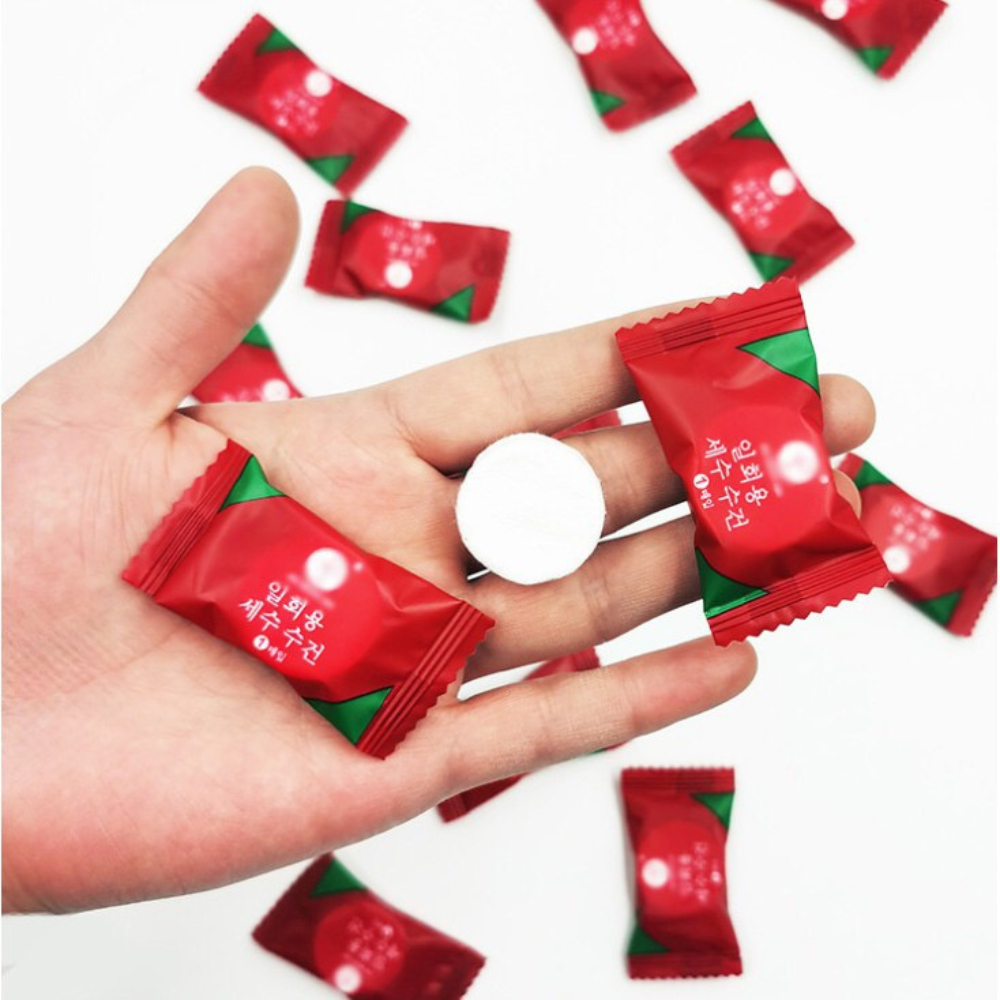 Khăn Nén Castle Hàn Quốc - Khăn Lau Mặt Dùng 1 Lần - encosmetics - Chính Hãng- HL SHOPPP