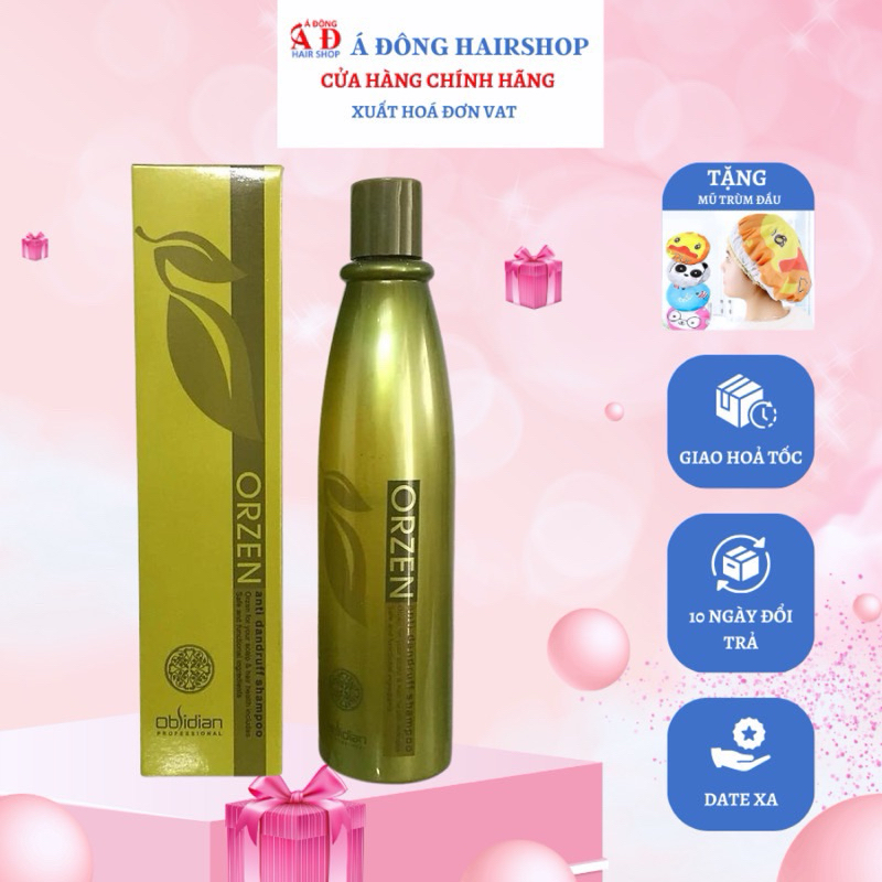 Dầu gội hỗ trợ trị gàu Orzen Obsidian Hàn Quốc 320ml