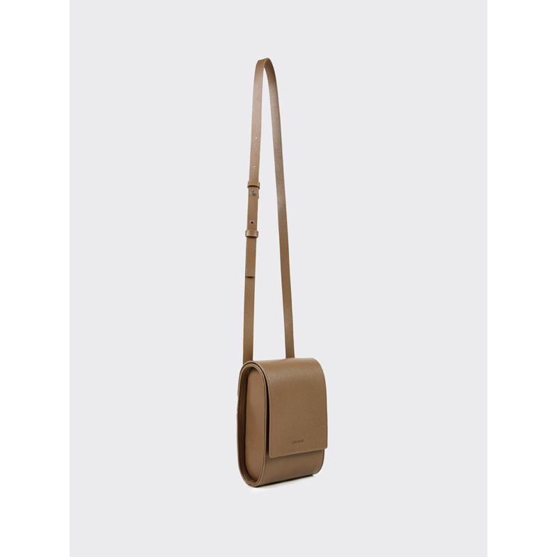 GIAN SAIGON - Túi đeo chéo da microfiber - Vegan Leather Crossbody Bag - Màu Nâu