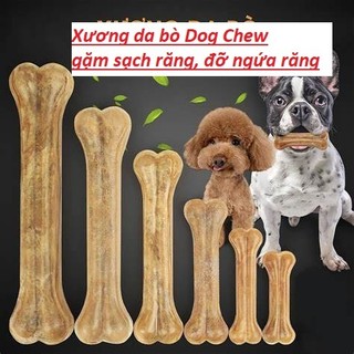  Xương Da Bò Gặm Cho Chó Nhiều Kích Cỡ Giúp Vệ Sinh Răng Miệng Và Giải Trí 
