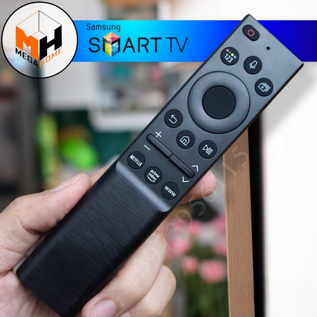 Điều khiển dùng cho tivi samsung giọng nói năng lượng mặt trời & pin. Remote tivi samsung năng lượng mặt trời