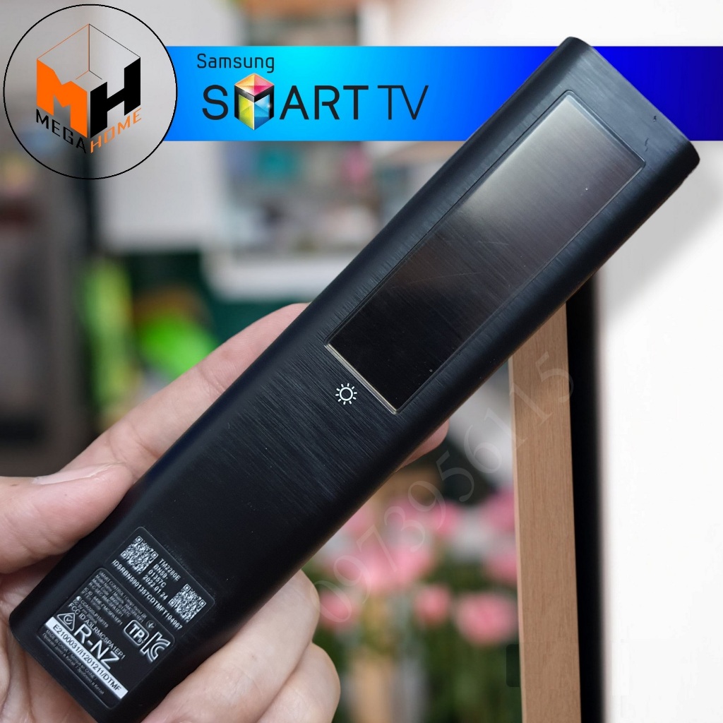 Điều khiển dùng cho tivi samsung giọng nói năng lượng mặt trời & pin. Remote tivi samsung năng lượng mặt trời