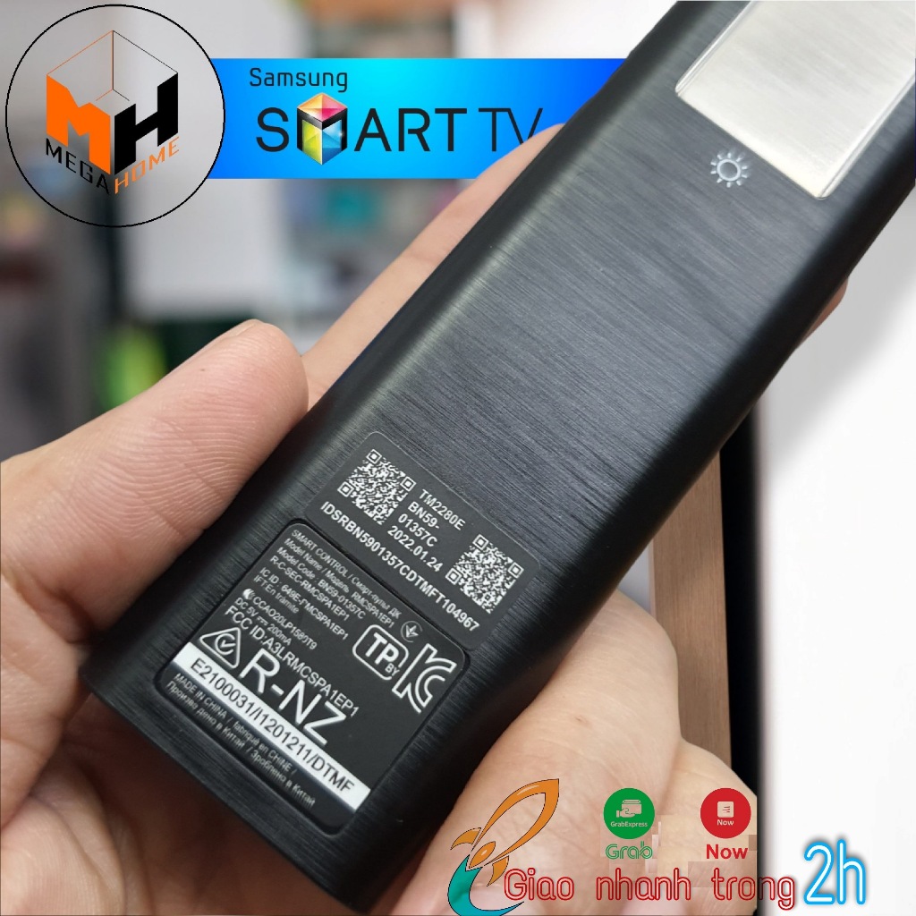 Điều khiển dùng cho tivi samsung giọng nói năng lượng mặt trời & pin. Remote tivi samsung năng lượng mặt trời