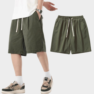 Quần short kaki bigsize 45-105kg form basic lưng thun co giãn cao cấp