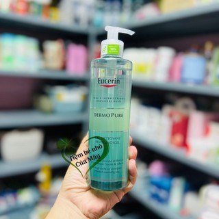 Sữa rửa mặt cho da mụn Eucerin Dermo Pure Gel 400 ml của Pháp