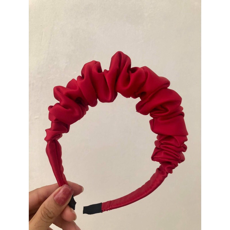 Bờm lụa nhún bản to cho mẹ và bé