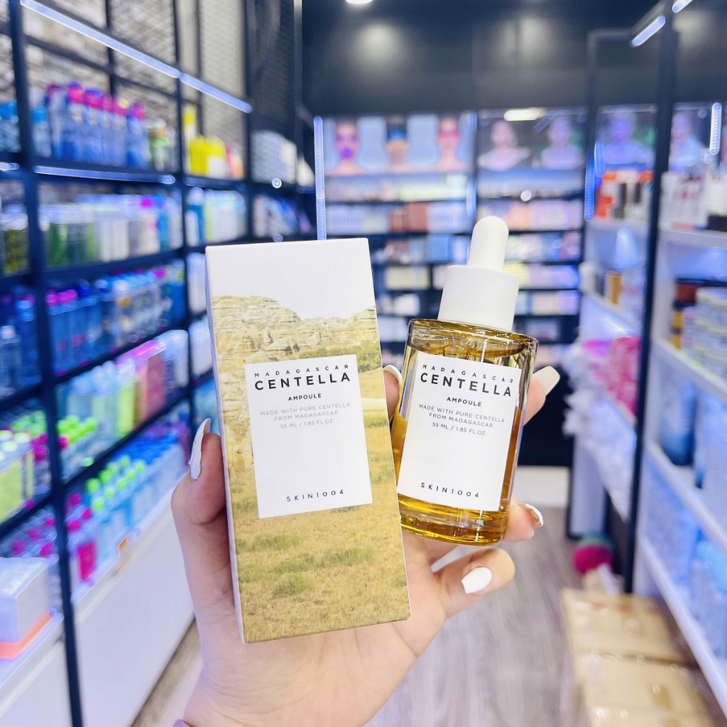 Tinh Chất Rau Má Giúp Làm Dịu, Phục Hồi Da Mụn Skin1004 Madagascar Centella Ampoule