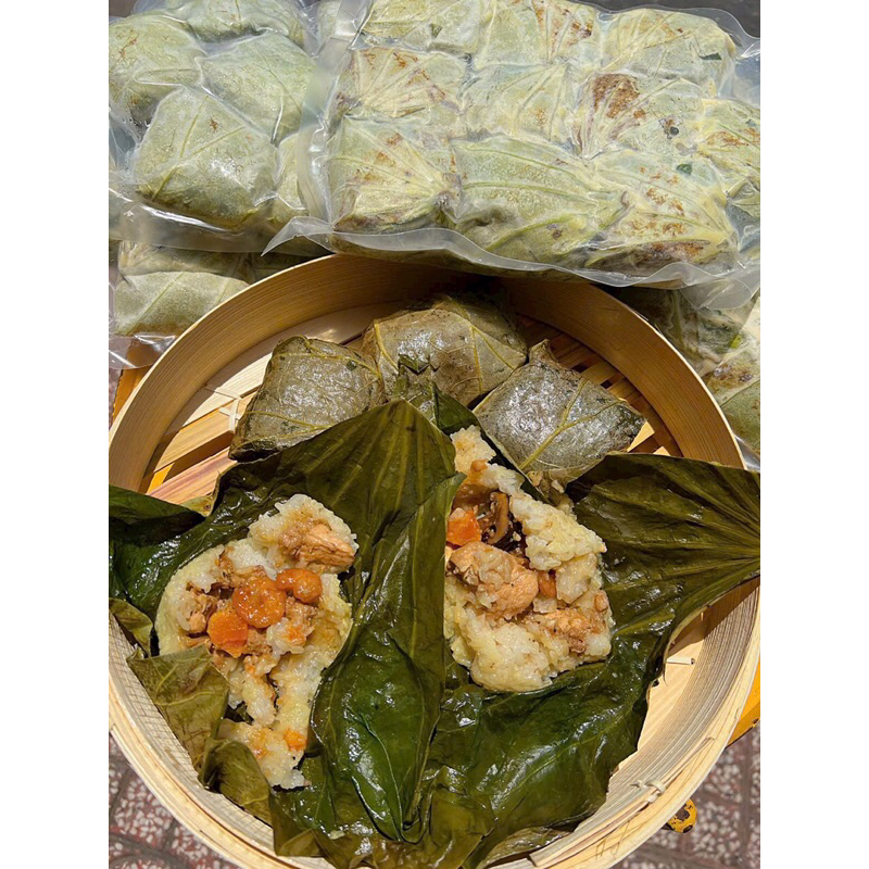 XÔI LÁ SEN TRỨNG MUỐI