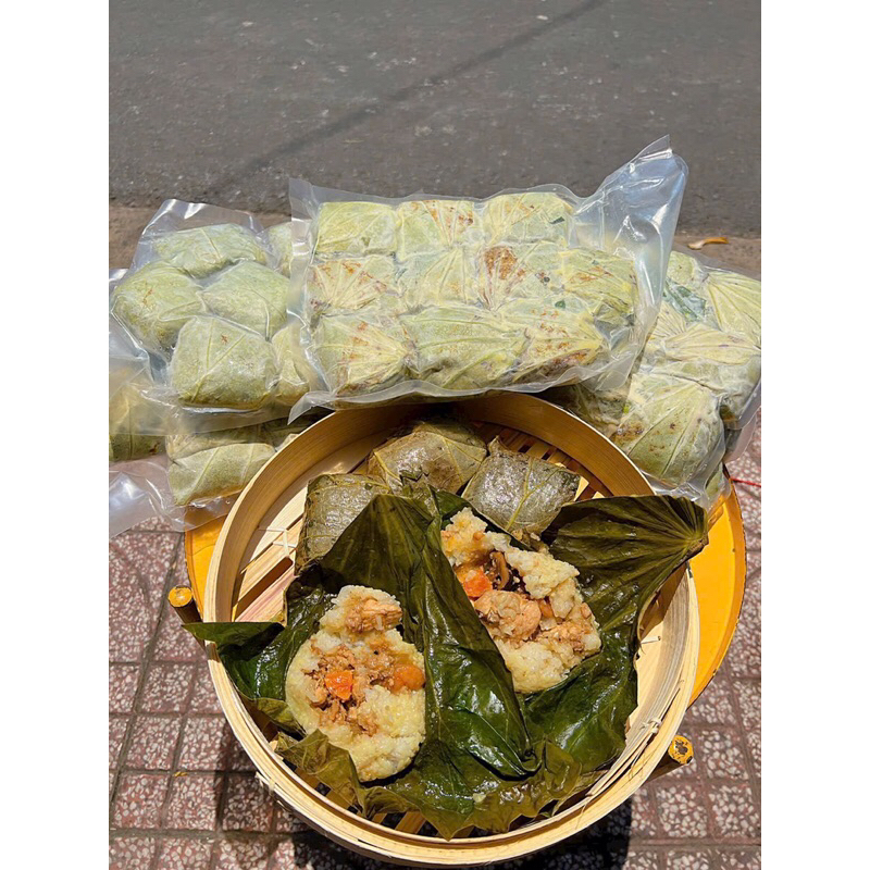 XÔI LÁ SEN TRỨNG MUỐI