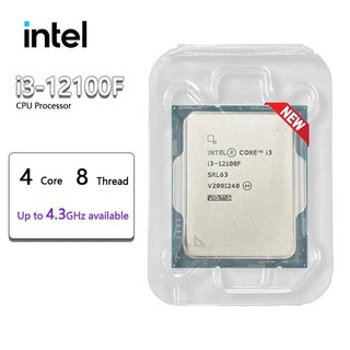 CPU intel core i3 12100F( 4 NHÂN 8 LUỒNG / 3.3 - 4.3 GHZ / 12MB ) Socket LGA 1700 Tray NEW BH 36 tháng