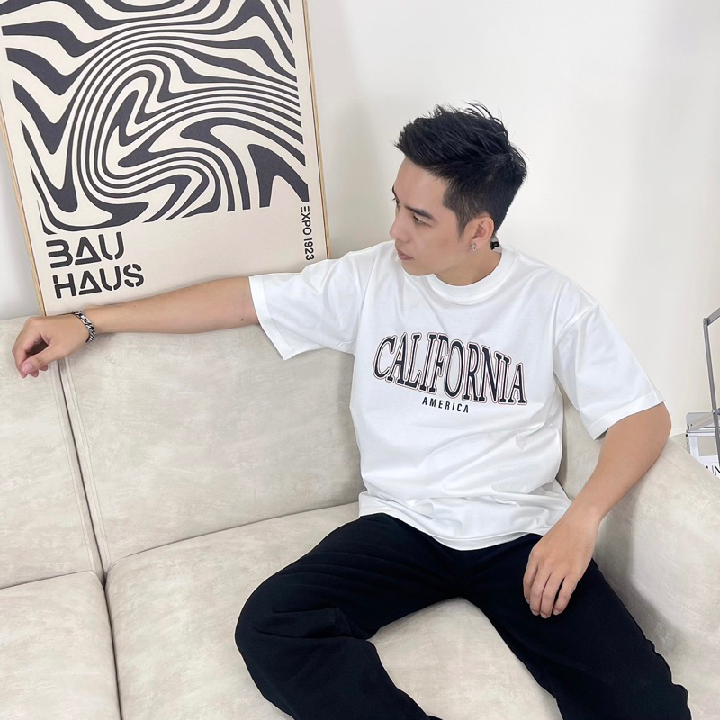 HANDUS - Áo thun Califonia chữ đỏ