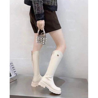 Boots gối vạt bầu - Bunny Shoes (M443)