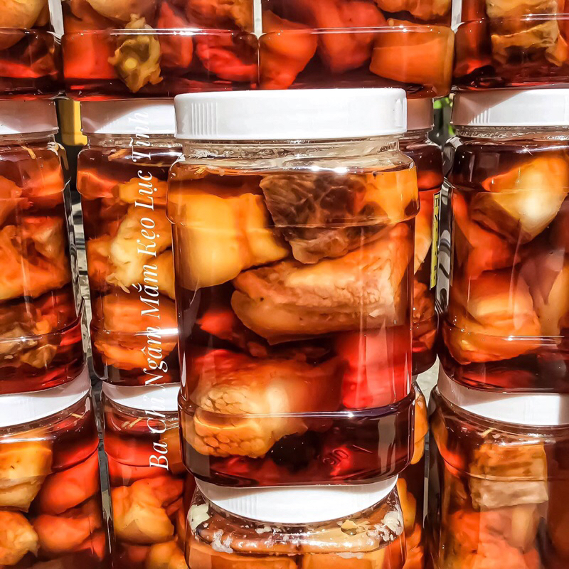 BA CHỈ NGÂM NƯỚC MẮM 1,2kg luôn nước