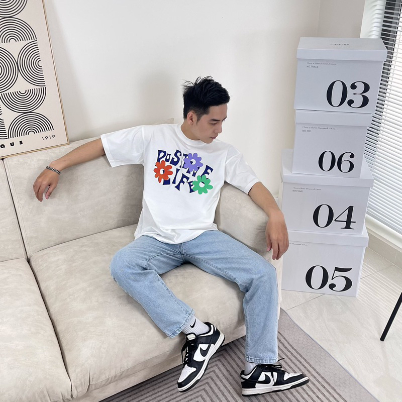 HANDUS - Áo thun Positive life