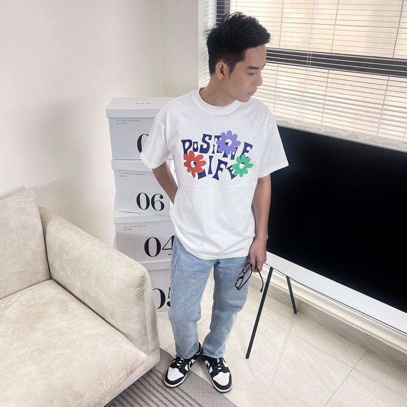 HANDUS - Áo thun Positive life