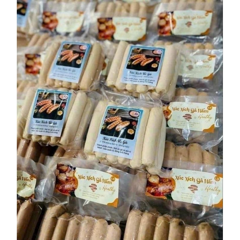 79k 500gr 10 cây Xúc Xích Ức Gà