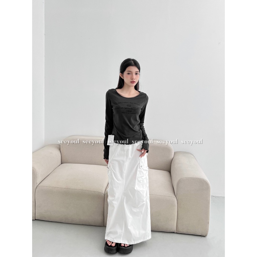 Áo thun dài tay in số 1998-