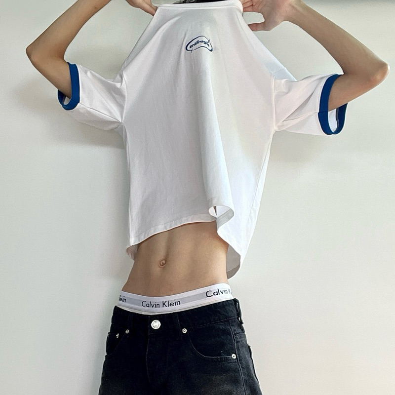 Áo T-Shirt “antifragile” Form Boxy Đơn Giản Phối Tay