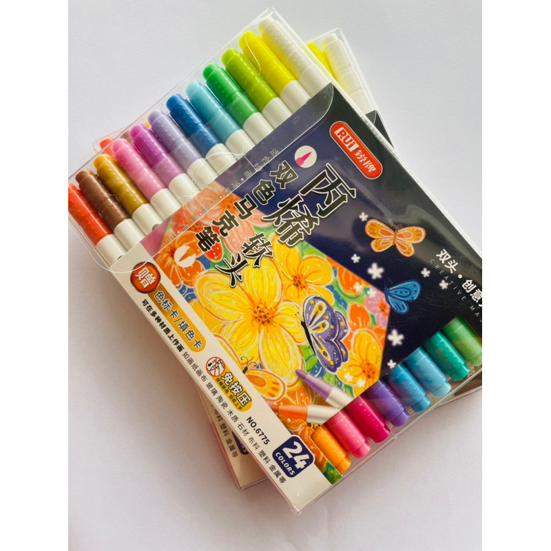 Bút Sơn Acrylic Marker cao cấp Rui 24 màu