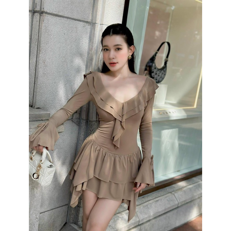 👗 ĐẦM XOÈ BÈO TAY LOE