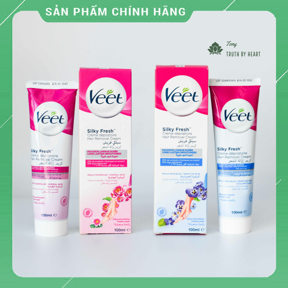 Kem tẩy lông Veet nội địa Pháp 100ml – Cream Depilatoire