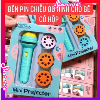 Đèn pin chiếu hình full bộ 80 hình cho bé thoả thích khám phá-đồ chơi giá rẻ