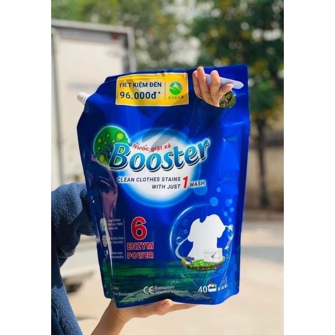 Nước giặt Booster Túi loại 3.7kg/túi hàng xuất khẩu hương thơm tự nhiên