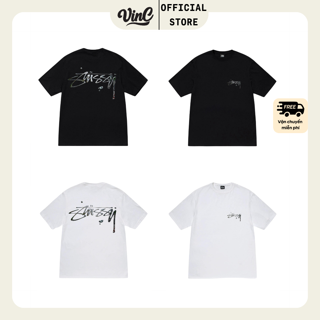 Áo thun Stussy Mercury nam nữ unisex - CÓ SẴN