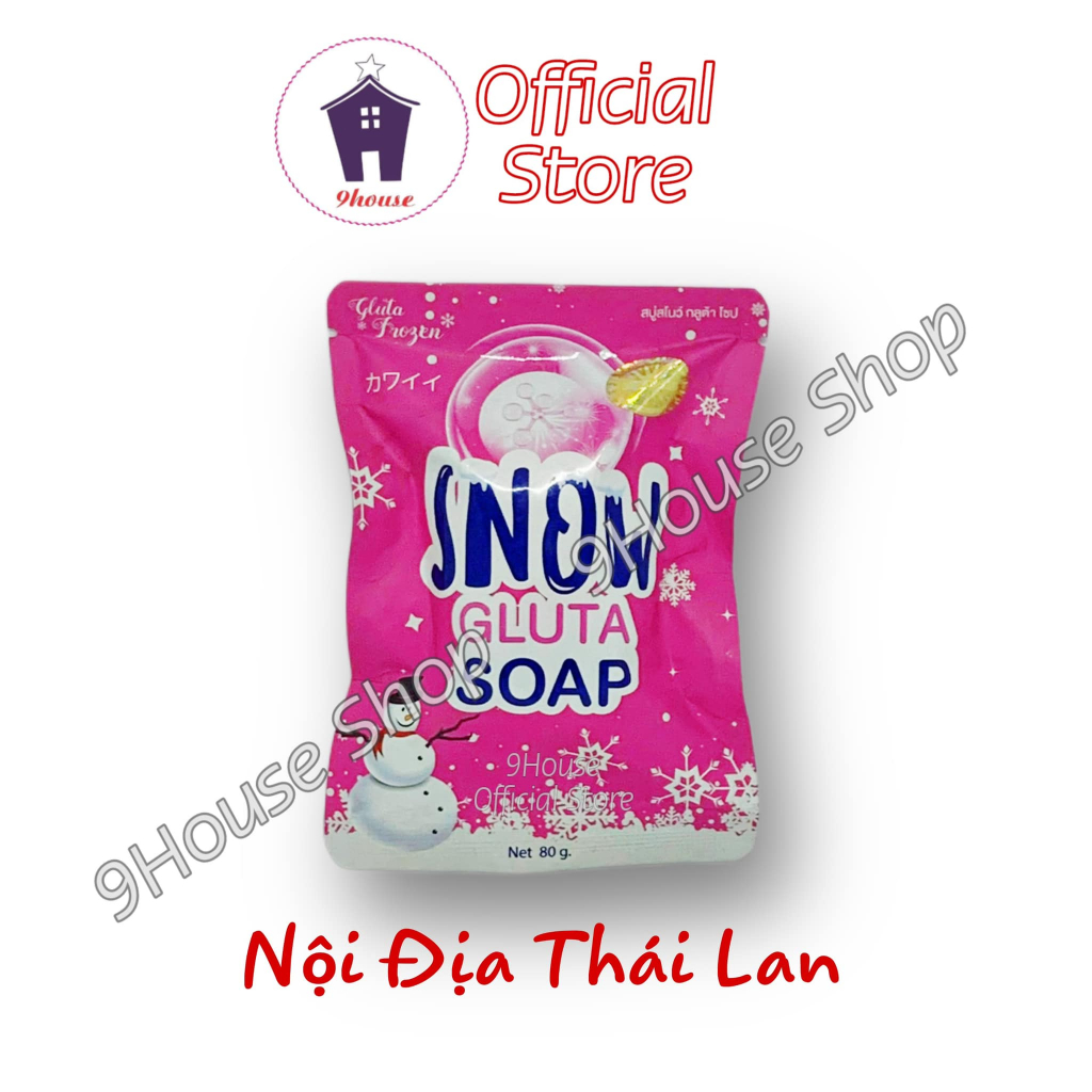 01 Xà Bông Trắng Da Dưỡng Ẩm Snow Soap By Frozen Thái Lan 80gram