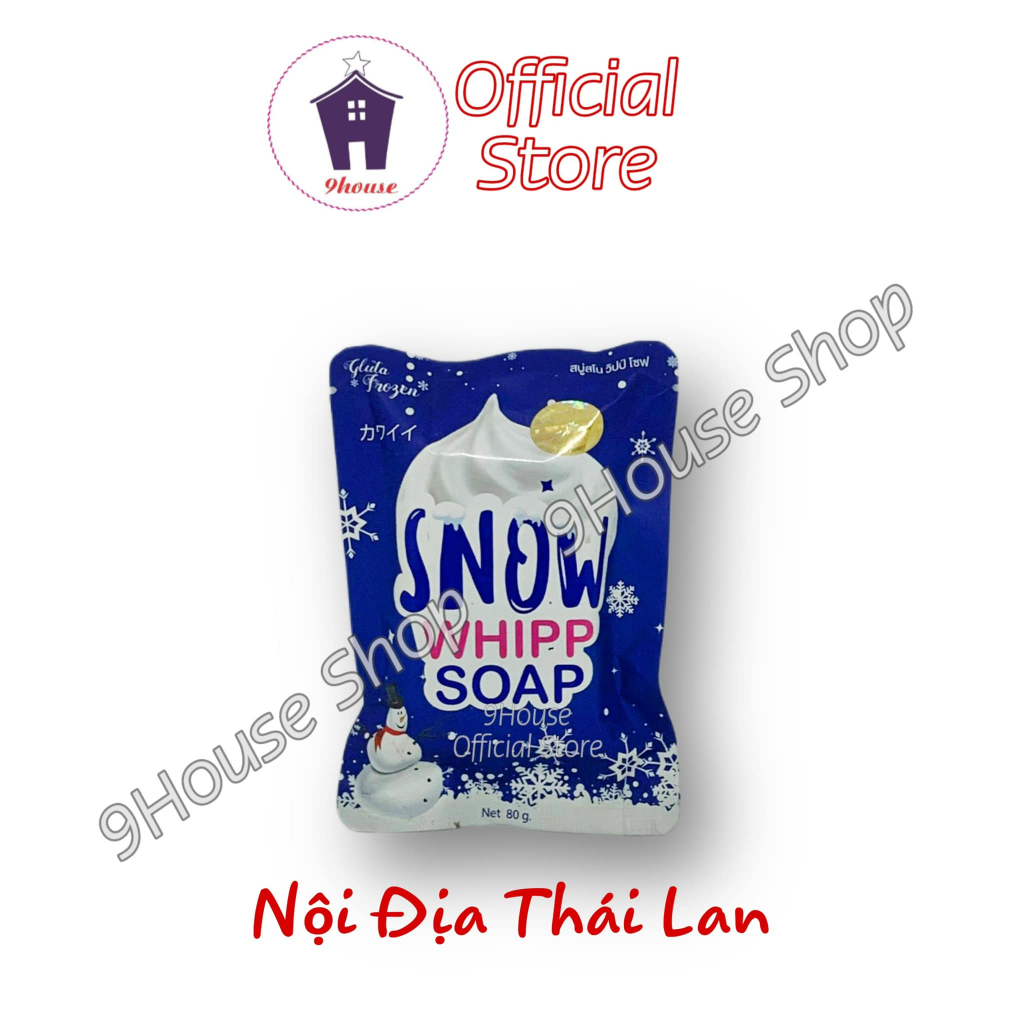 01 Xà Bông Trắng Da Dưỡng Ẩm Snow Soap By Frozen Thái Lan 80gram