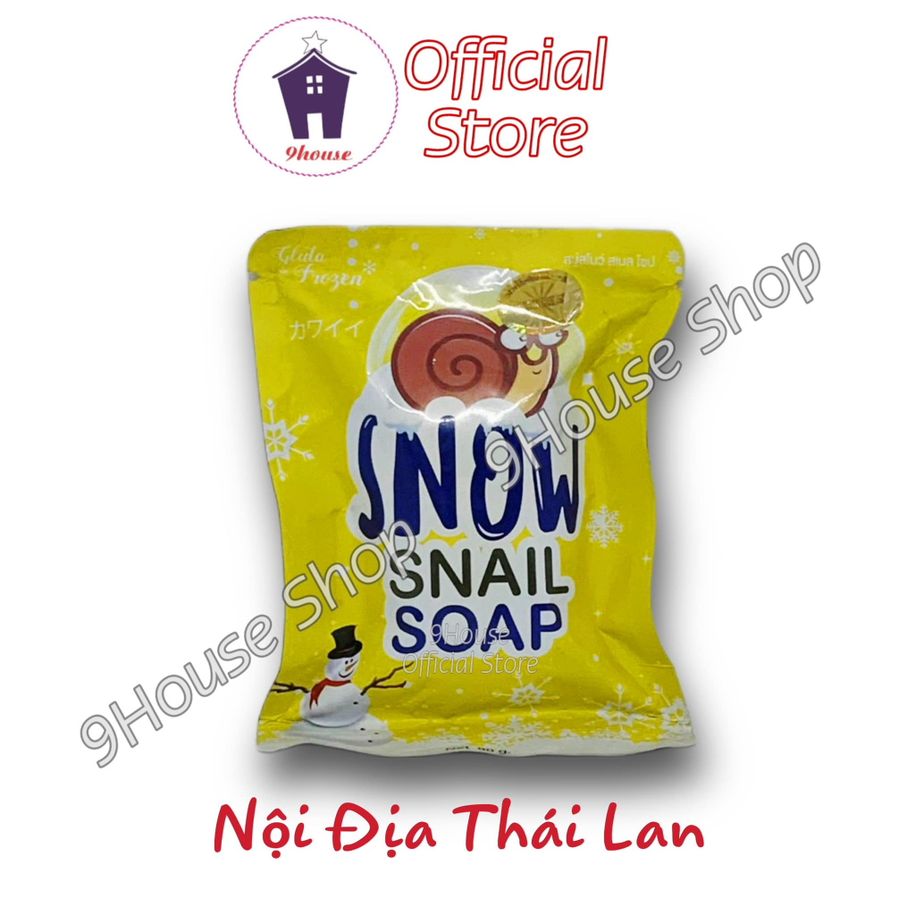 01 Xà Bông Trắng Da Dưỡng Ẩm Snow Soap By Frozen Thái Lan 80gram