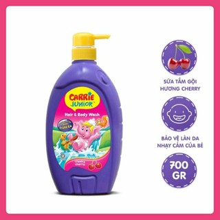 SỮA TẮM CARRIE JUNIOR HƯƠNG CHERRY CHAI 700GR